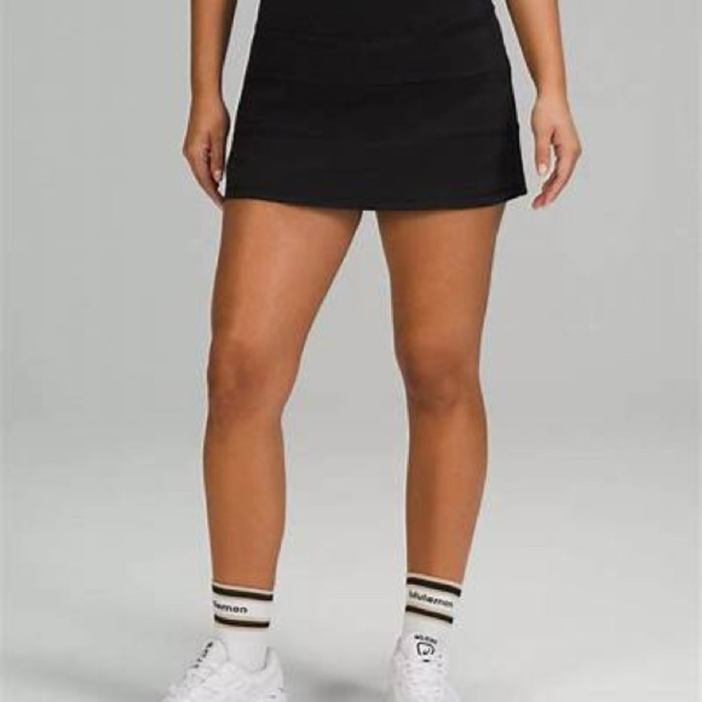 Lululemon Athletica Black Skater Mini Skirt